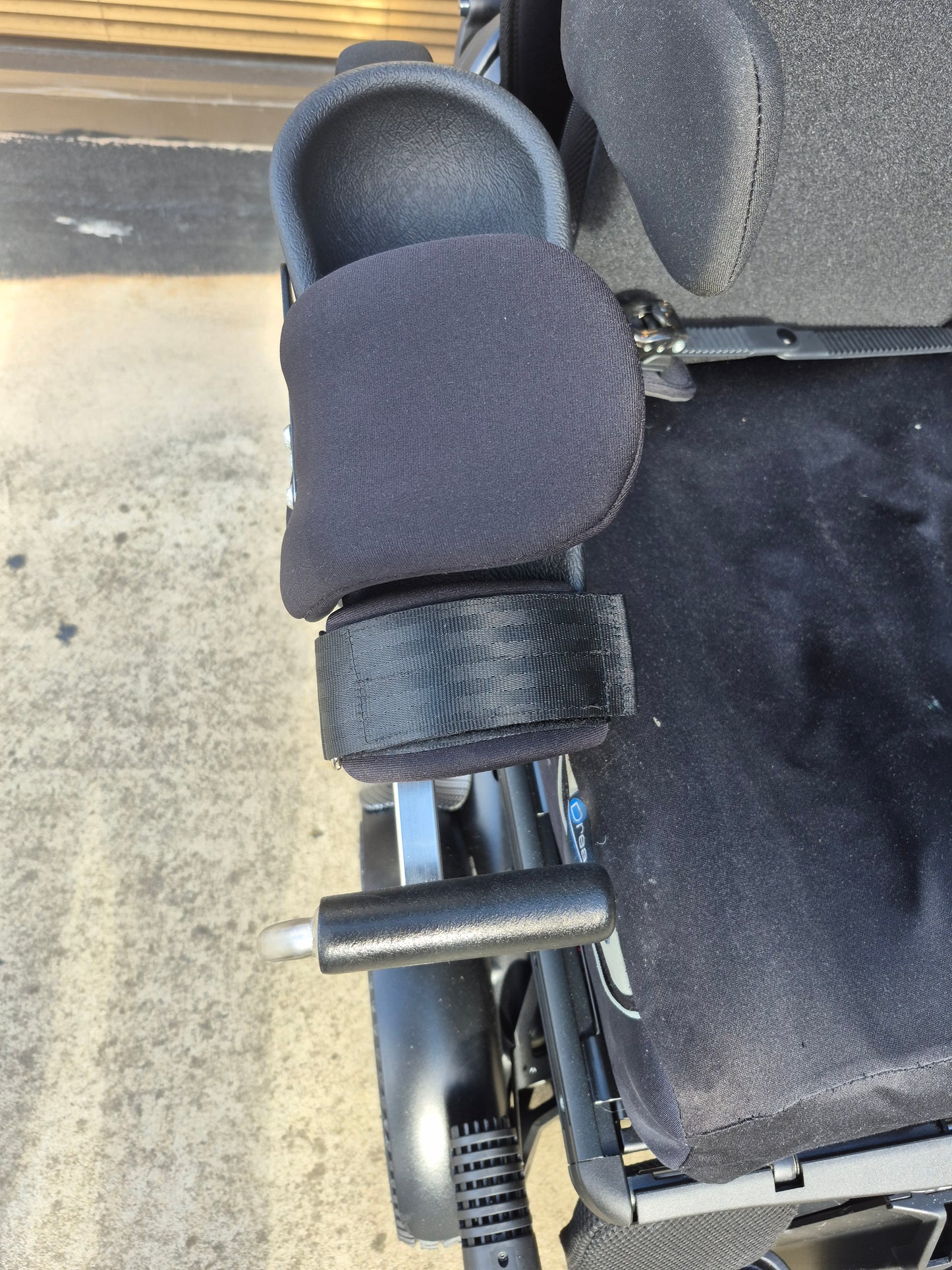 Customised Permobil F5VS Power Wheelchair for Cerebral Palsy (Arm Rests)