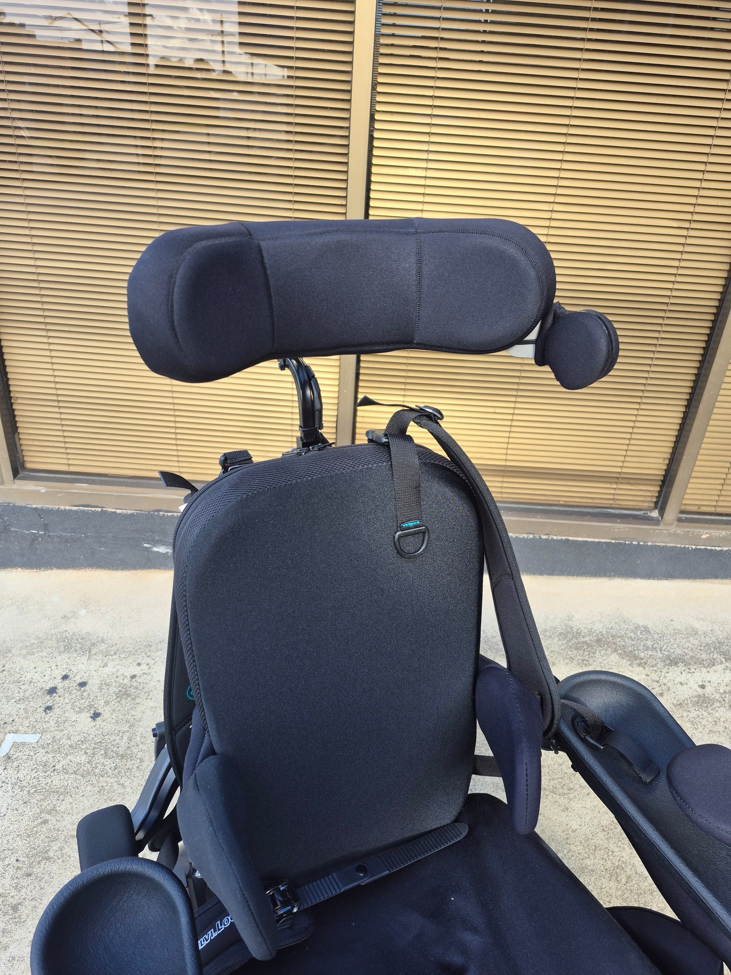 Customised Permobil F5VS Power Wheelchair for Cerebral Palsy (Headrest))