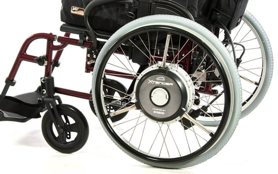 Quickie Xtender Power Assist motorised wheels