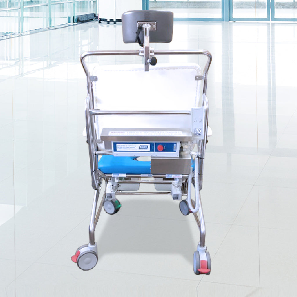 Electric Tilt in Space Shower Commode from Motion Wheelchairs