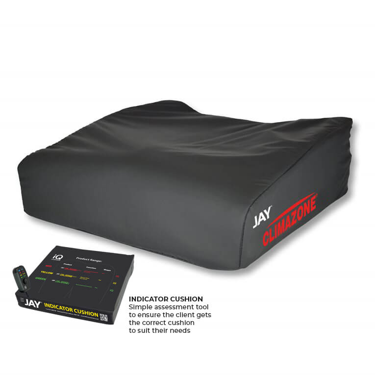 Jay Climazone with indicator cushion Pressure Care Cushion from Motion Wheelchairs