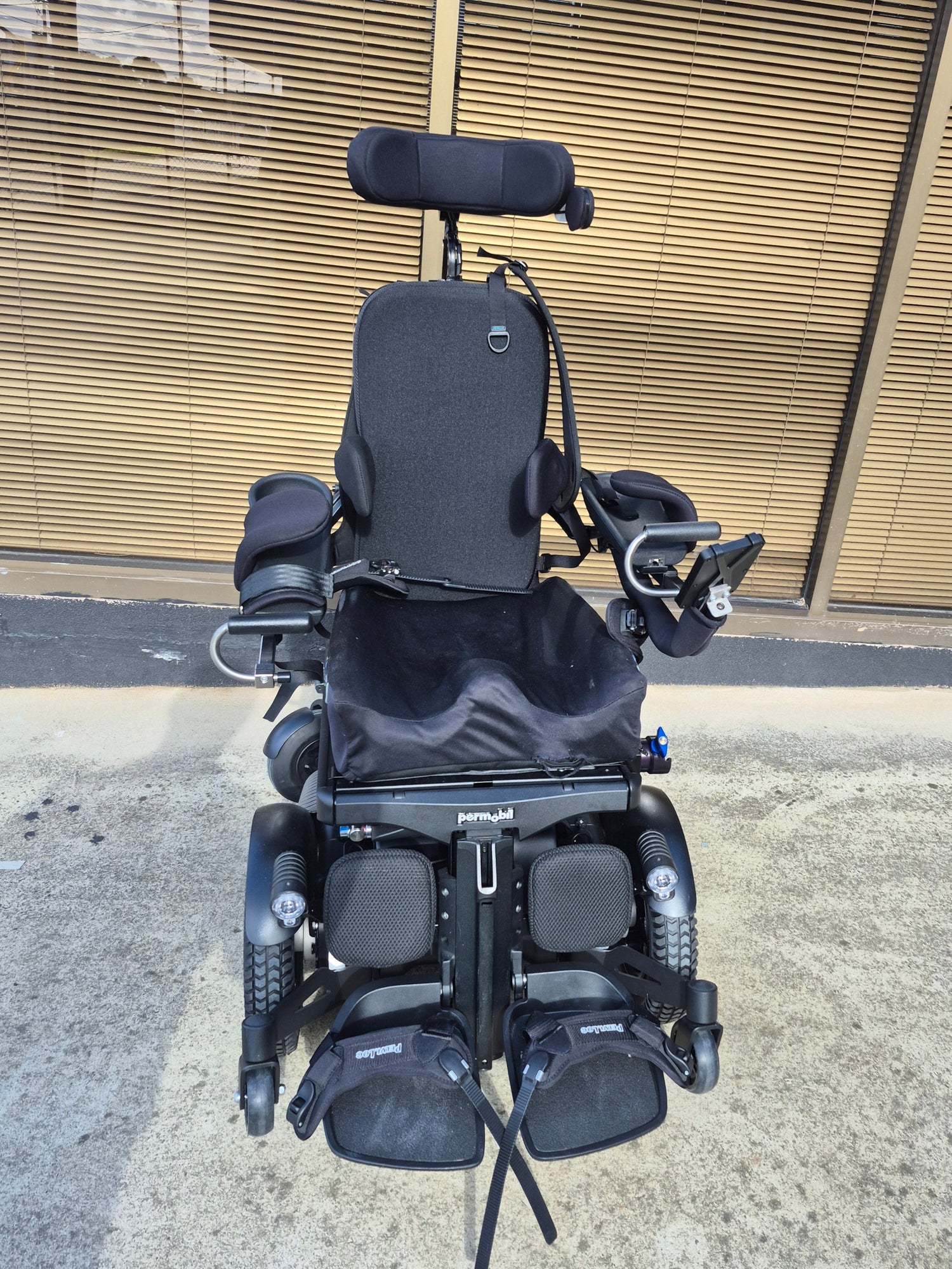 Customised Permobil F5VS Power Wheelchair for Cerebral Palsy 