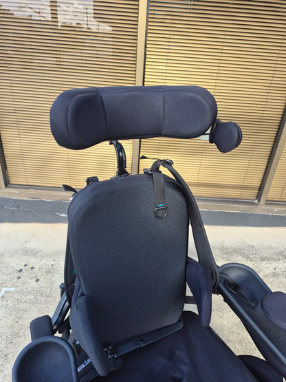 Customised Permobil F5VS Power Wheelchair for Cerebral Palsy (Headrest))